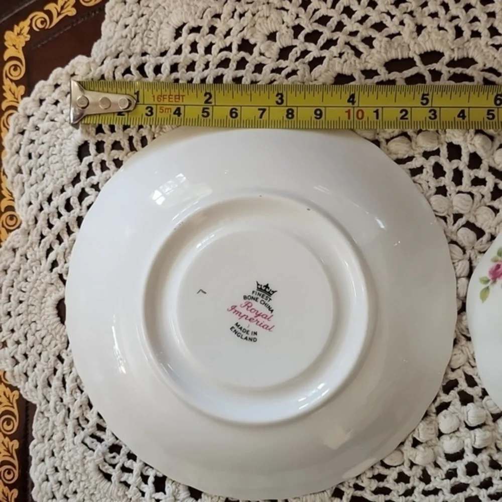 Roral imperial fine bone china ‎ cup an saucer England